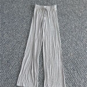 White Fox Boutique Gray Wide-Leg Pants